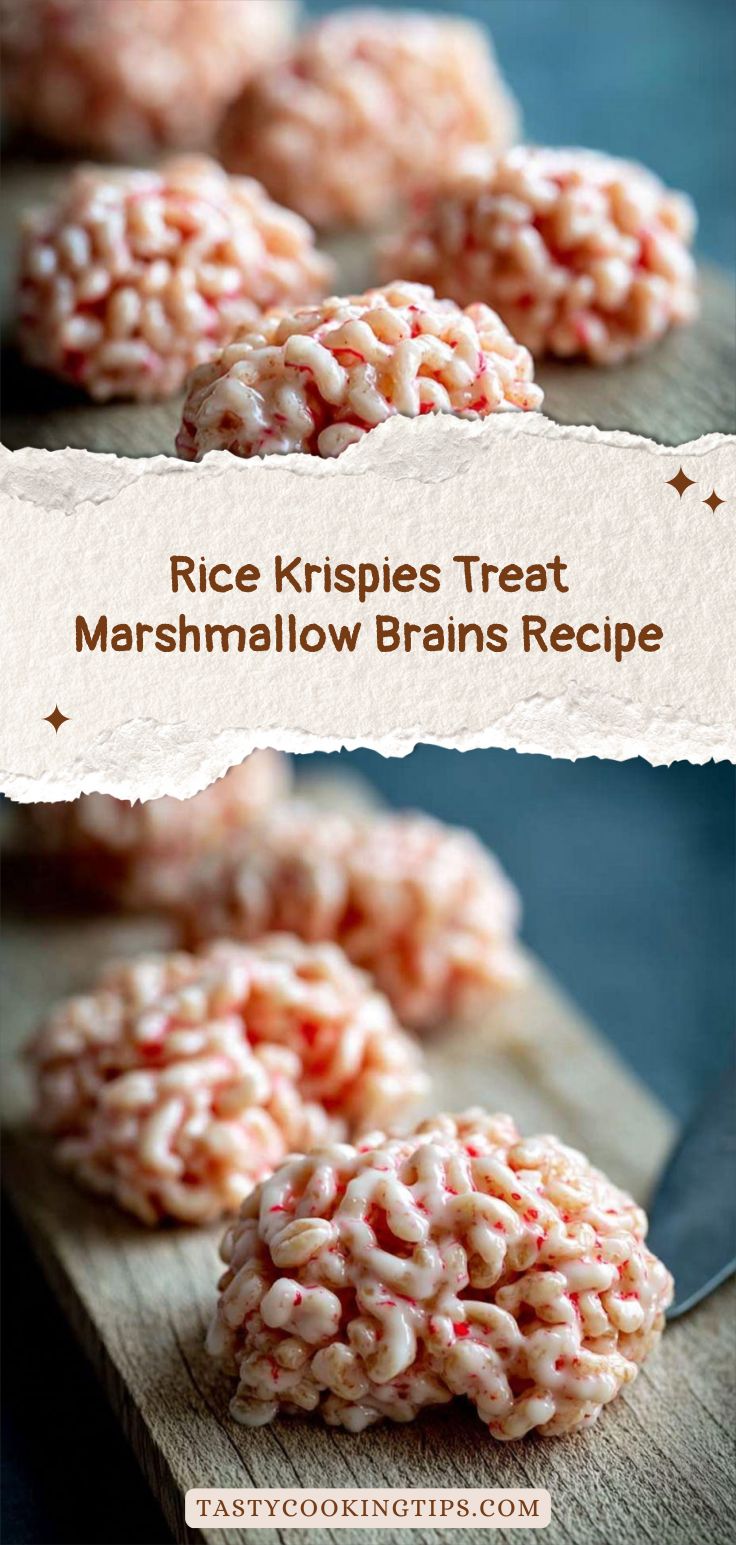 Rice Krispies Treat Marshmallow Brains Recipe