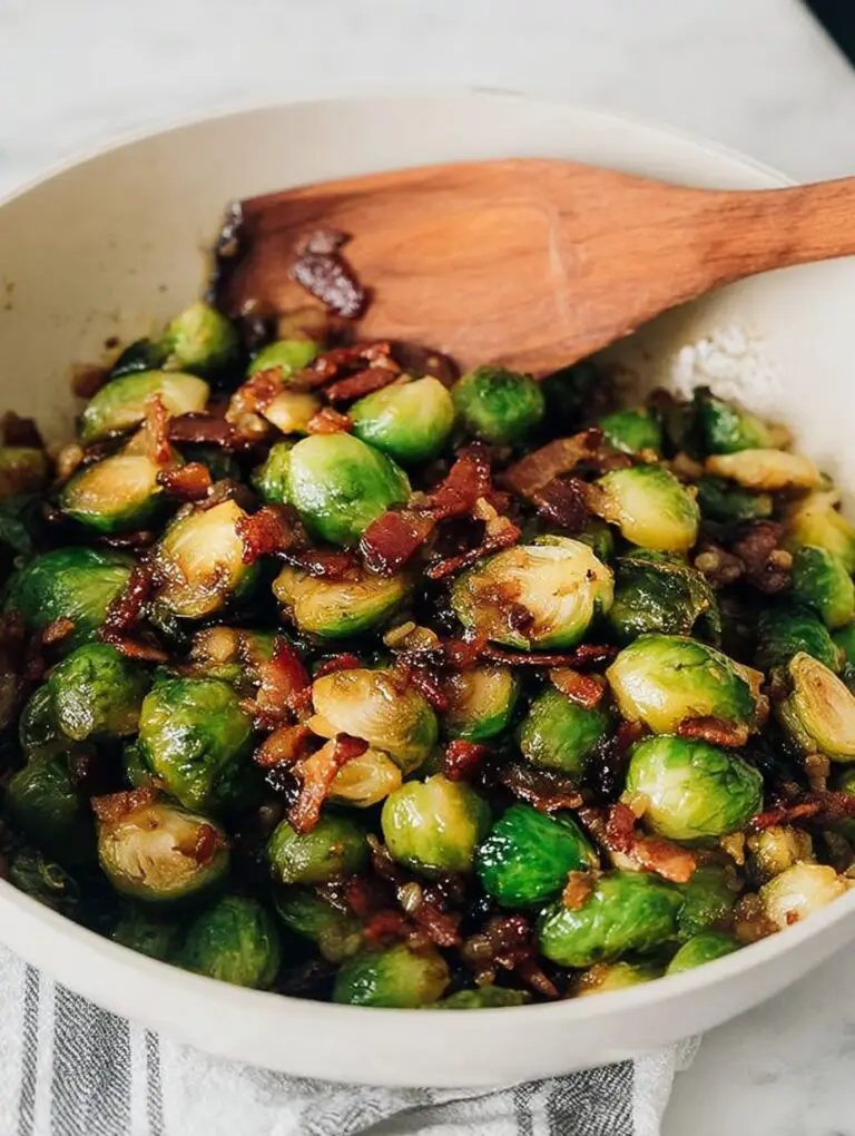 30-Minute Maple Bacon Brussels Sprouts Recipe for Thanksgiving