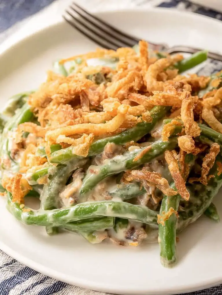 Classic Green Bean Casserole Recipe for Easy Family Dinners