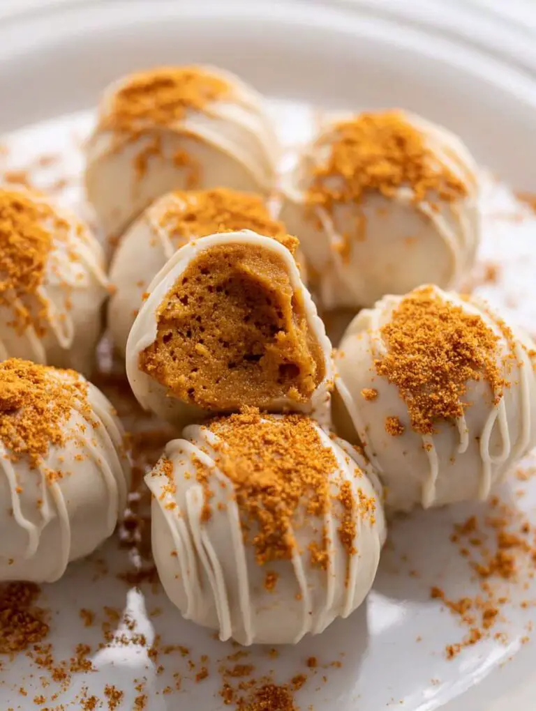 No-bake Pumpkin Cheesecake Balls Recipe for Thanksgiving Desserts