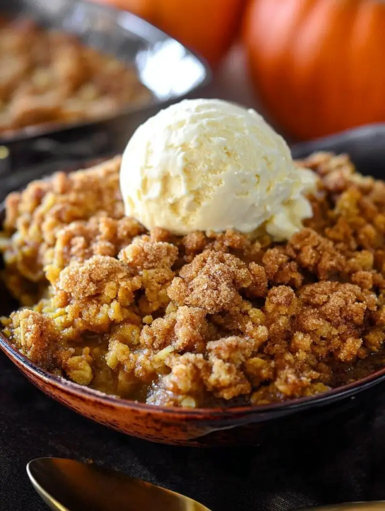 Easy Pumpkin Crisp Recipe: Cozy Thanksgiving Dessert Favorite